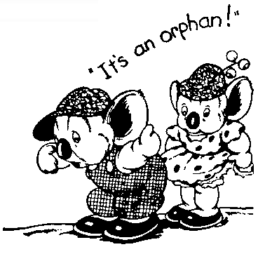 "It's an orphan!"