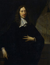 retrato de un hombre vestido de negro, mirando hacia la izquierda