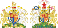 Escudo de armas real del Reino Unido (ambos reinos) .svg