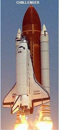 El transbordador espacial Challenger