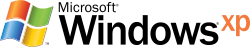 Logotipo do Microsoft Windows XP e wordmark.svg